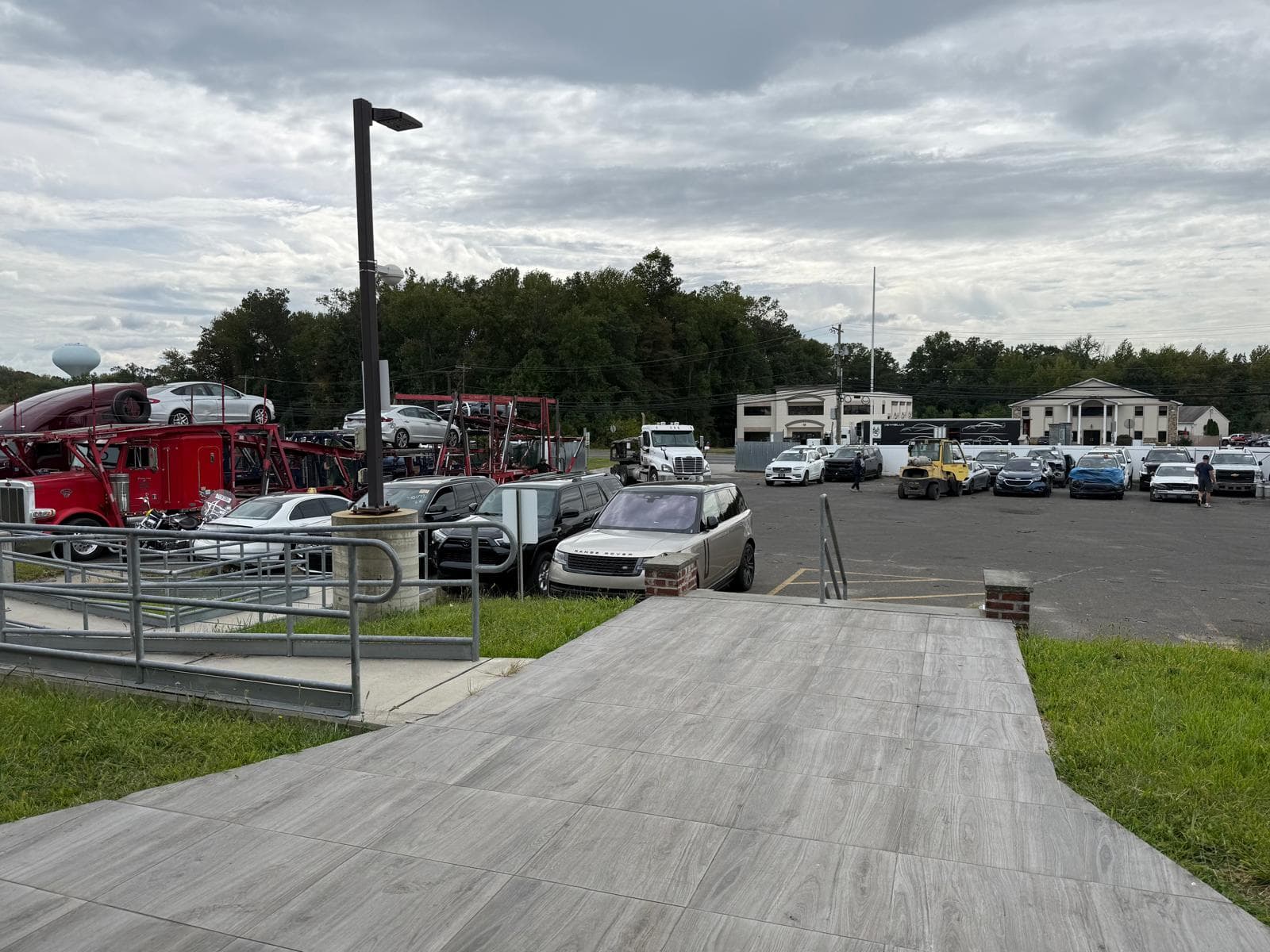 Containers and car